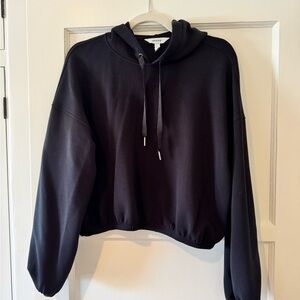 Spanx Black Hoodie Sweater